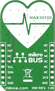 Heart Rate Click Oksimetre ve Nabız Sensörü Kartı