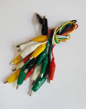 Krokodil Kablo 10'lu Bağ (Büyük)