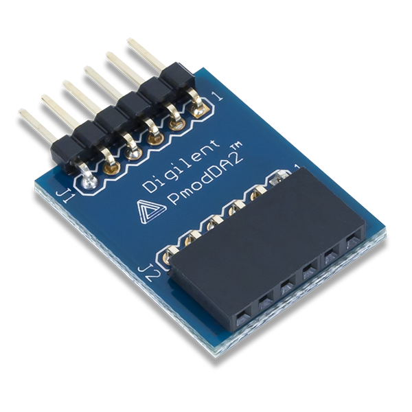 Pmod DA2 12-bit Dijital-Analog Çevirici Kartı