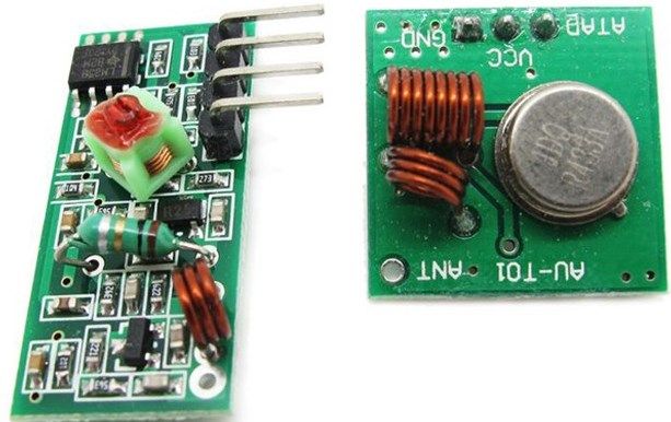 433 MHz RF Kablosuz Alıcı Verici Seti