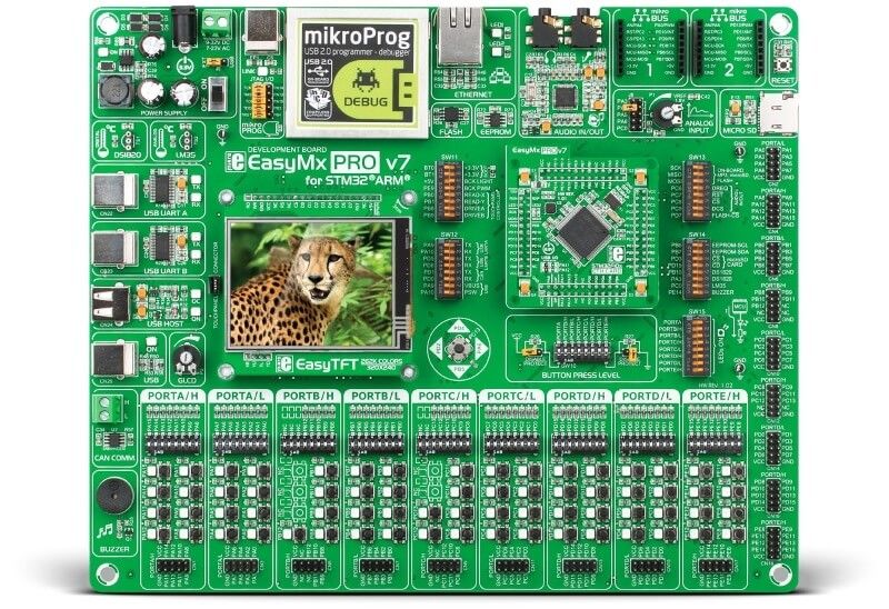 EasyMx PRO™ v7 for STM32 Geliştirme Kartı