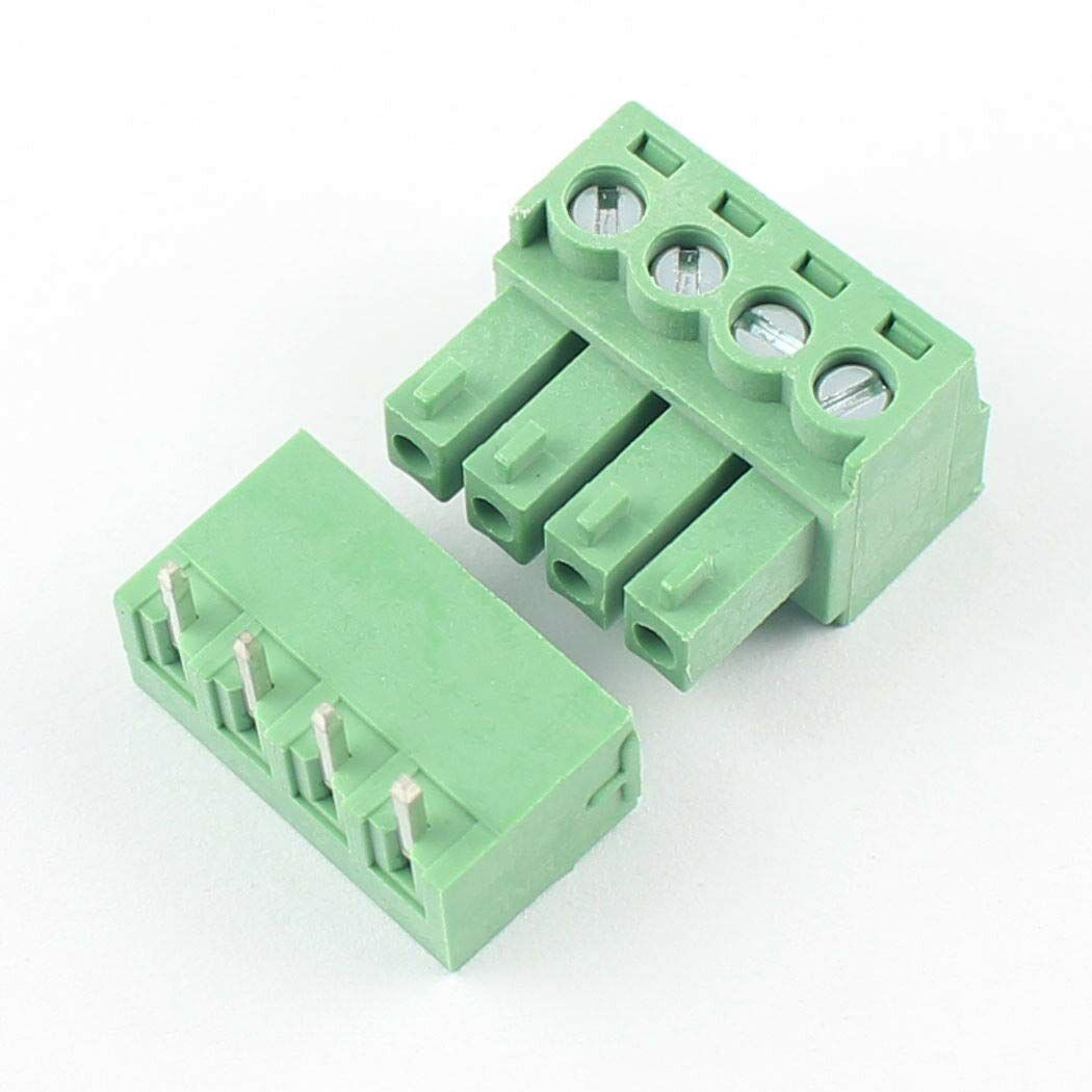 4 Pin 3.81mm 90 Derece Geçmeli Takım Klemens