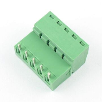 5 Pin 3.81mm 90 Derece Geçmeli Takım Klemens