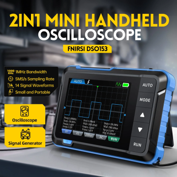 FNIRSI DSO-153 2in1 Mini Dijital Osiloskop ve Sinyal Jeneratörü