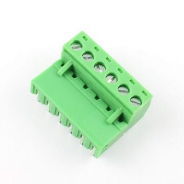6 Pin 5.08mm 90 Derece Geçmeli Takım Klemens