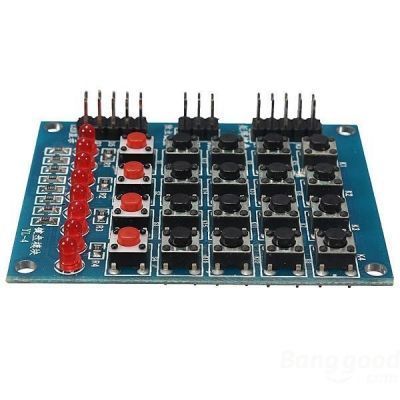 8 Led'li 4x4 Keypad Modül - Tuş Takımı Modül