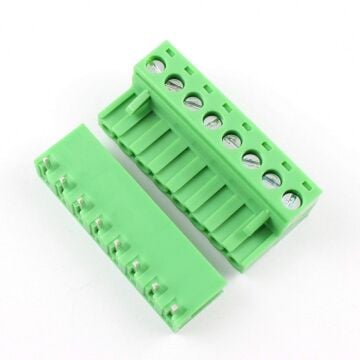 8 Pin 5.08mm 90 Derece Geçmeli Takım Klemens