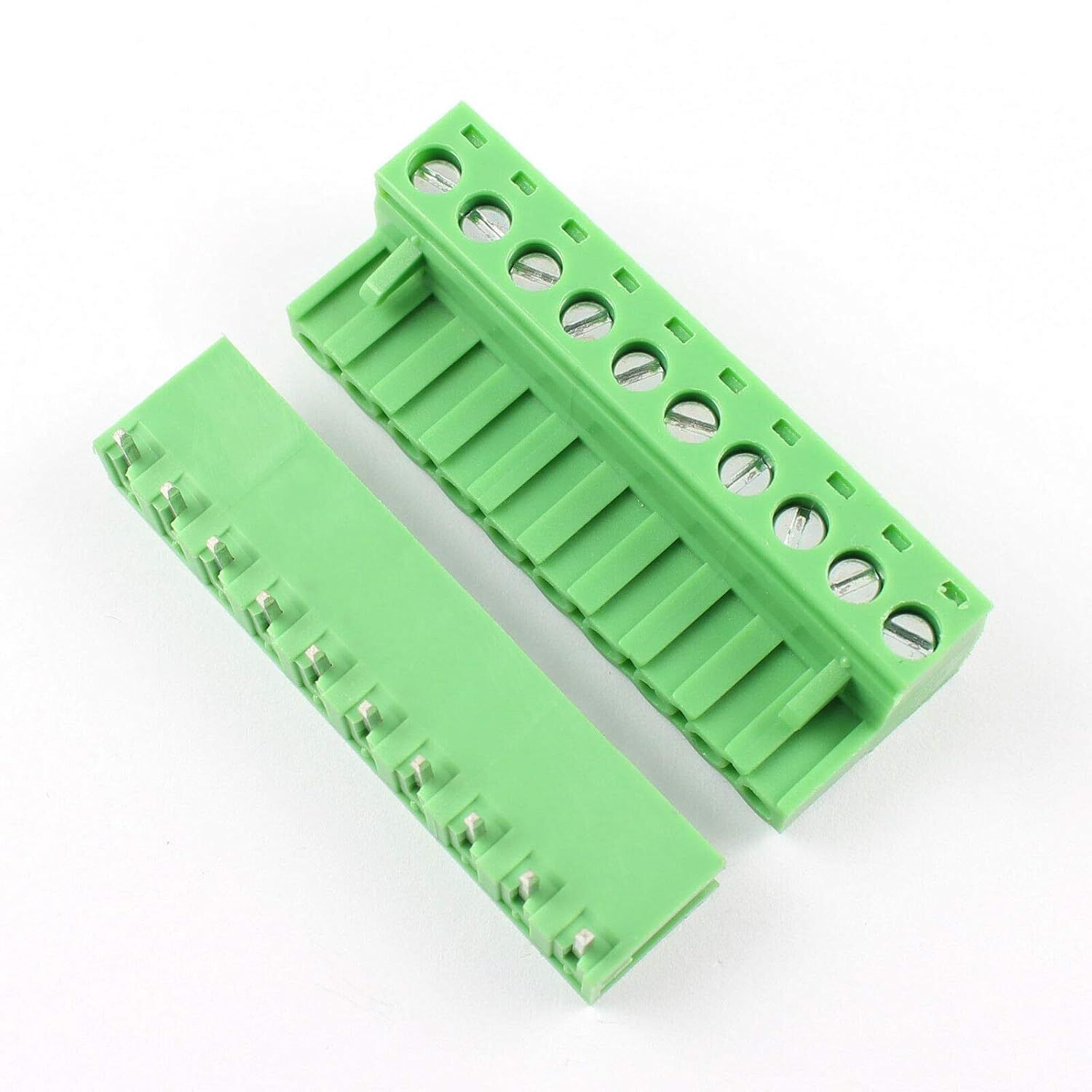 10 Pin 5.08mm 90 Derece Geçmeli Takım Klemens