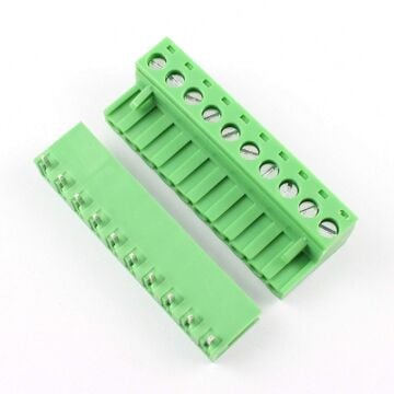 10 Pin 5.08mm 90 Derece Geçmeli Takım Klemens