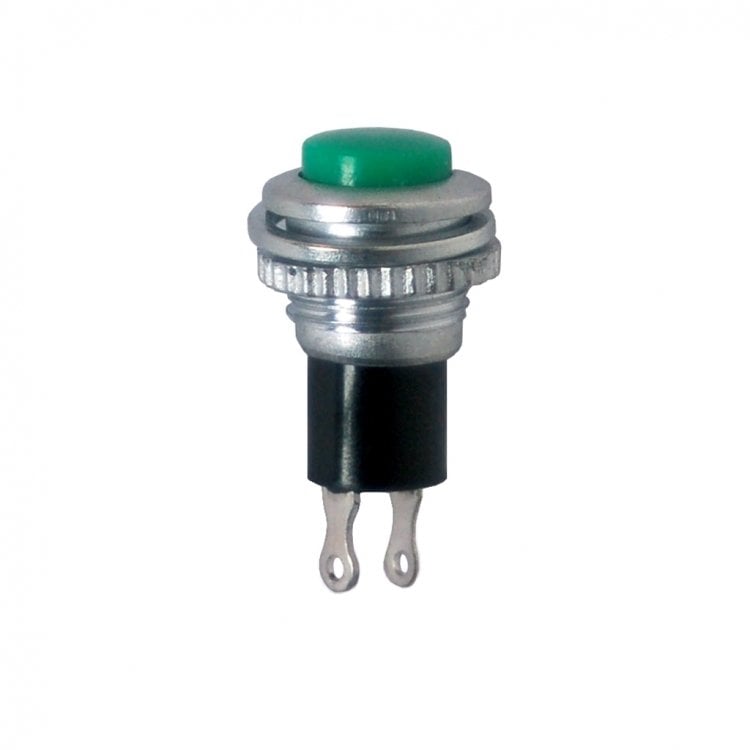 Yeşil Buton (Metal 10mm Diyafon Push Buton)