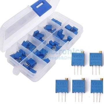 3296 Çok Turlu Trimpot Paketi 10 Çeşit 50 Adet