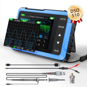 FNIRSI DSO-510 2in1 Mini Dijital Osiloskop ve Sinyal Jeneratörü