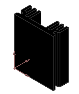 Alüminyum Soğutucu H=11.5MM G=29MM L=30MM 45ASD30