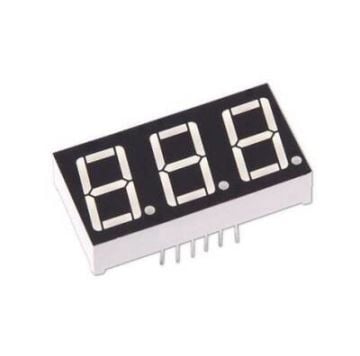 14mm 3'lü 7 Segment Display - Ortak Katot