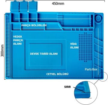 S160 Isıya Dayanıklı Slikon Tamir Pedi