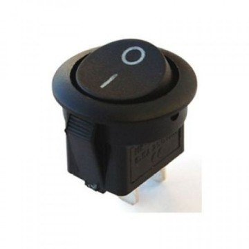 ON OFF IŞIKSIZ YUVARLAK SİYAH ANAHTAR IC133