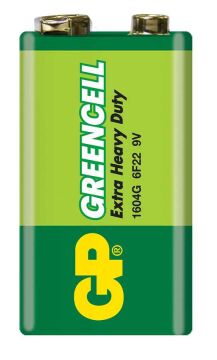 GP Greencell 9V Pil 6F22 1604GLF