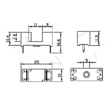 Sigorta Yuvası 5x20mm - PCB Tip