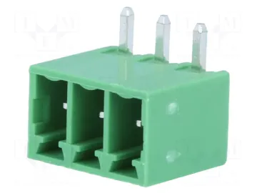 3 Pin 3.5mm 90 Derece Geçmeli Takım Klemens