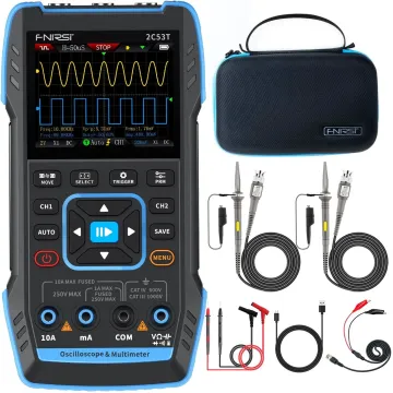 2C53T 3in1 50MHz 2 Kanal  250MSa/s El Tipi Dijital Osiloskop & Multimetre & Sinyal Jeneratörü (Çift Problu)