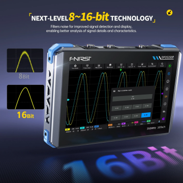 DPOS350P 2 Kanal 350MHz 1GSa/s Dijital Dokunmatik Tablet Osiloskop