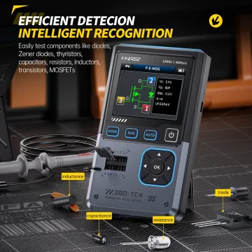 DSO-TC4 El Tipi Dijital Osiloskop & Transistör Test Cihazı & Sinyal Jeneratörü