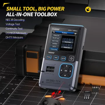 DSO-TC4 El Tipi Dijital Osiloskop & Transistör Test Cihazı & Sinyal Jeneratörü