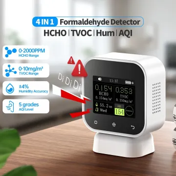SFD-02 4in1 Dokunmatik Hava Kalitesi Ölçüm Cihazı