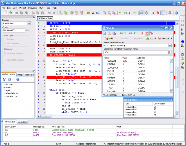 mikroBasic PRO for dsPIC30/33 & PIC24 COMPILER - dsPIC COMPILERS - MIKROE