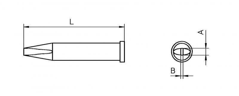 XT-B WELLER WP-120 VE WXP-120 HAVYA UCU 2,40mm