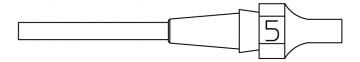 XDSL-5 VAKUM UCU 1,8 x 3,3mm