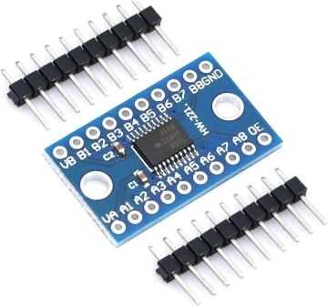 TXS0108E 8 Kanal Lojik Gerilim Seviyesi Dönüştürücü - Logic Level Converter