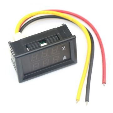 4.50-30.0VDC 10A Voltmetre / Ampermetre