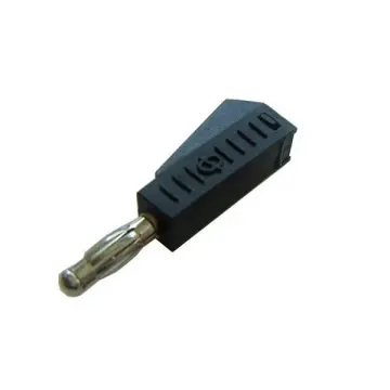 IC-238D Banana Jak Üçgen 4mm - Siyah