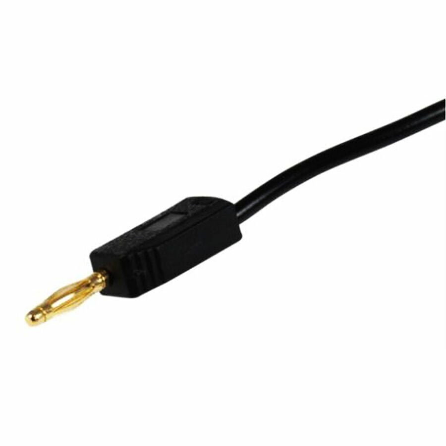 2mm Korumalı Banana Kablo 100cm Siyah