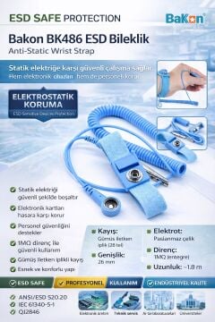 BK486 ESD Bileklik (Antistatik Bileklik)