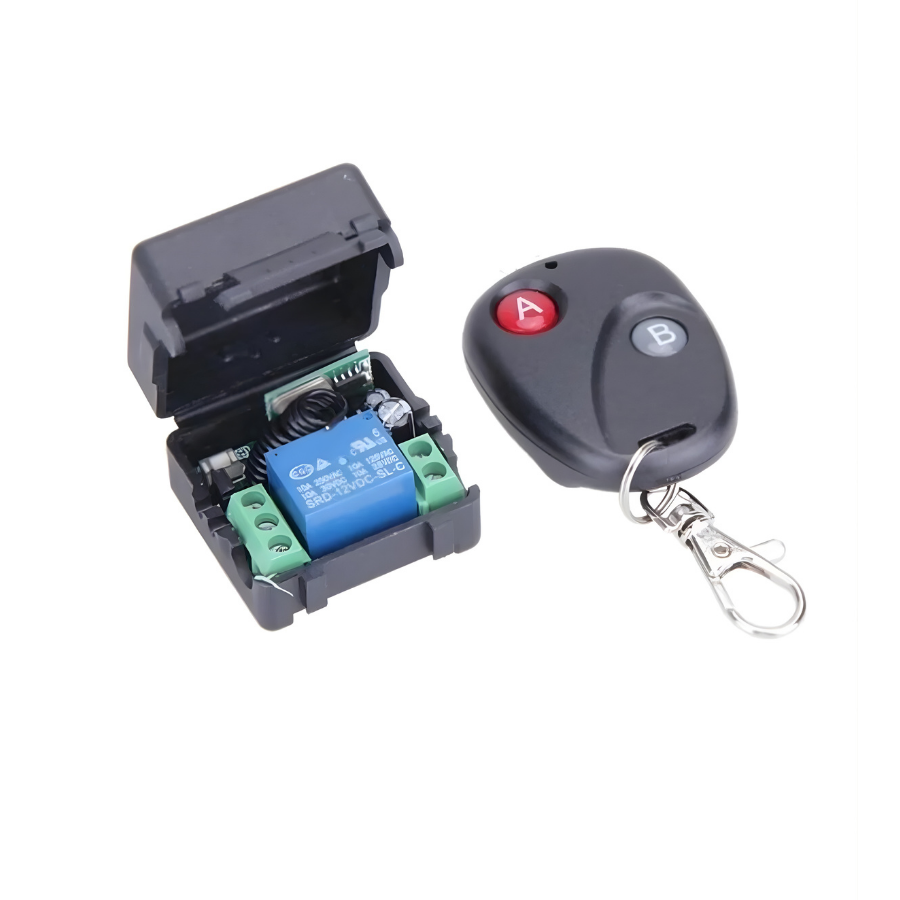 433 Mhz RF Uzaktan Kumanda 10A RF Alıcı Verici Transmitter Receiver 12V