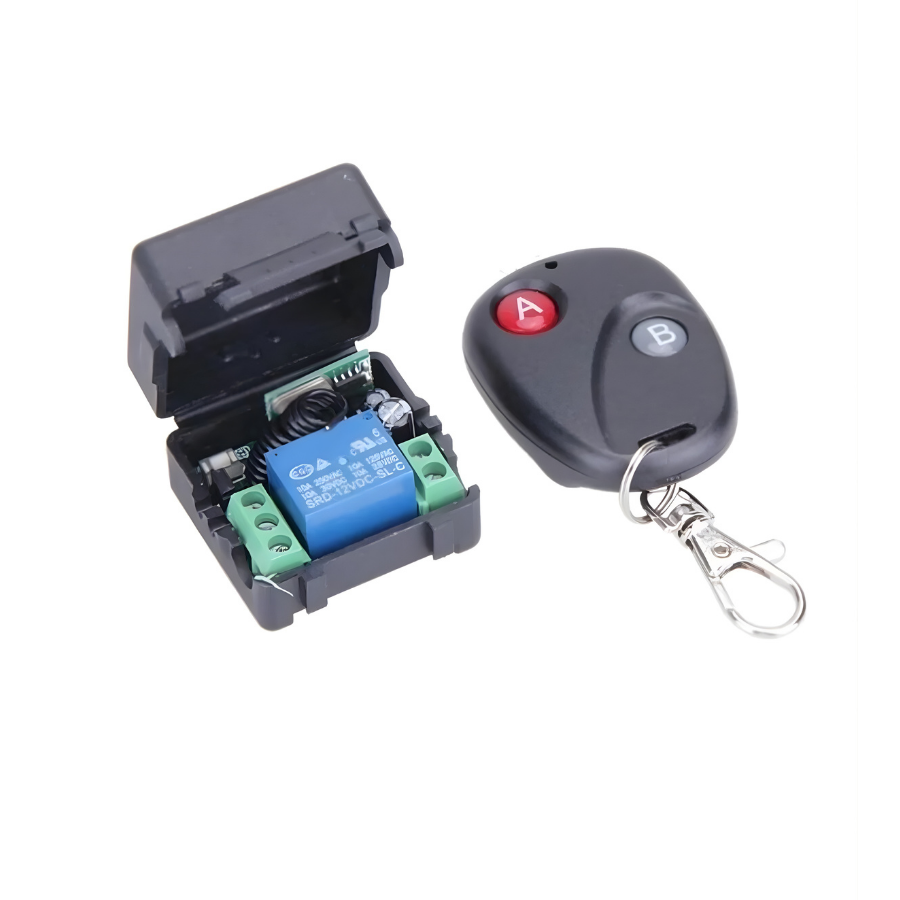 433 Mhz RF Uzaktan Kumanda 10A RF Alıcı Verici Transmitter Receiver 12V