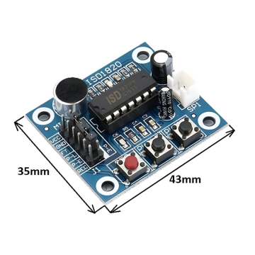 ISD1820 Ses Kayıt Modülü + Hoparlör