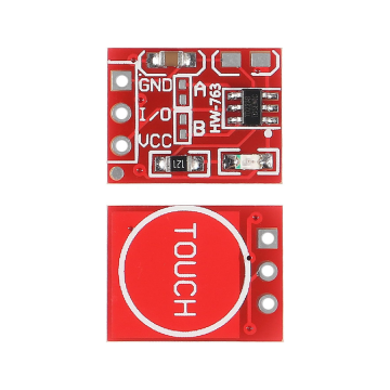 TTP223B Kırmızı Dokunmatik Sensör Modülü