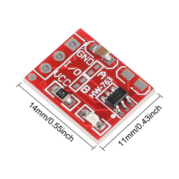 TTP223B Kırmızı Dokunmatik Sensör Modülü