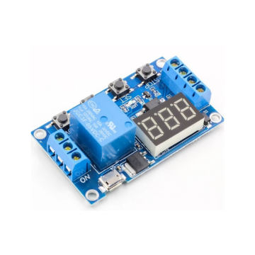 Zaman Ayarlı Röle Modülü 6-30V DC Mikro Usb
