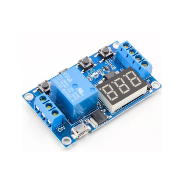 Zaman Ayarlı Röle Modülü 6-30V DC Mikro Usb