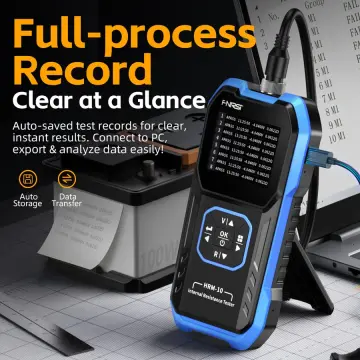 FNIRSI HRM‑10 Pil Voltajı ve İç Direnç Test Cihazı