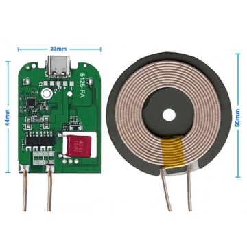 Kablosuz Şarj Modülü Type-C 5125-FA