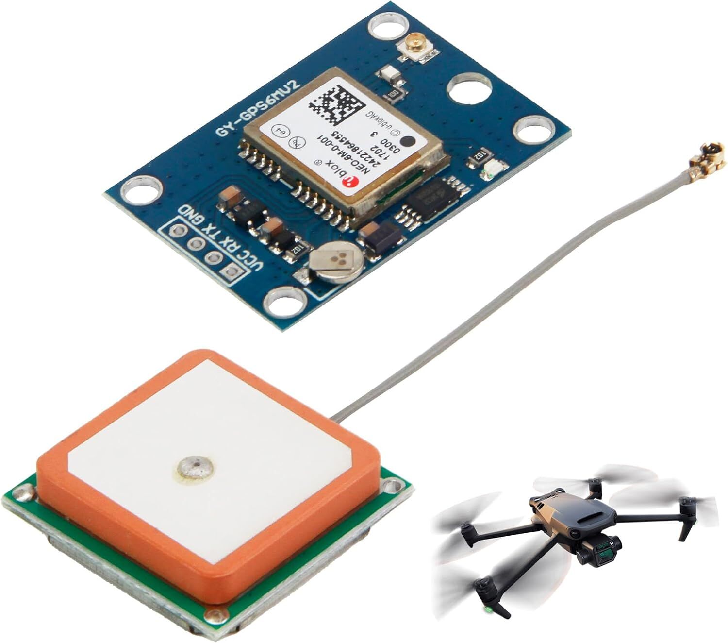 GY-NEO6MV2 Antenli GPS Modülü - Uçuş Kontrol Sistemleri İçin