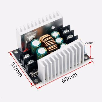 300W 20A DC-DC Buck Dönüştürücü Voltaj Düşürücü Regülatörü