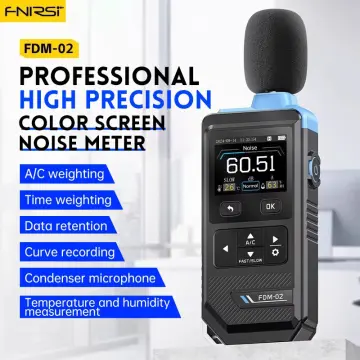 FNIRSI FDM02 Dijital Gürültü Desibel Ölçer