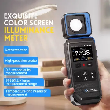 FNIRSI FPM-02 Yüksek Hassasiyetli Işık Ölçüm Cihazı Lüksmetre