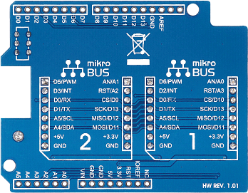 ARDUINO UNO CLICK SHIELD